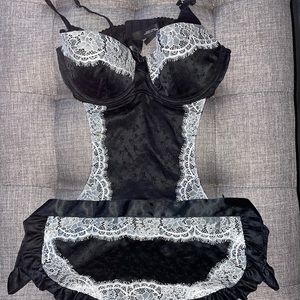 Victoria Secret Lace Bra Fantasy Teddy